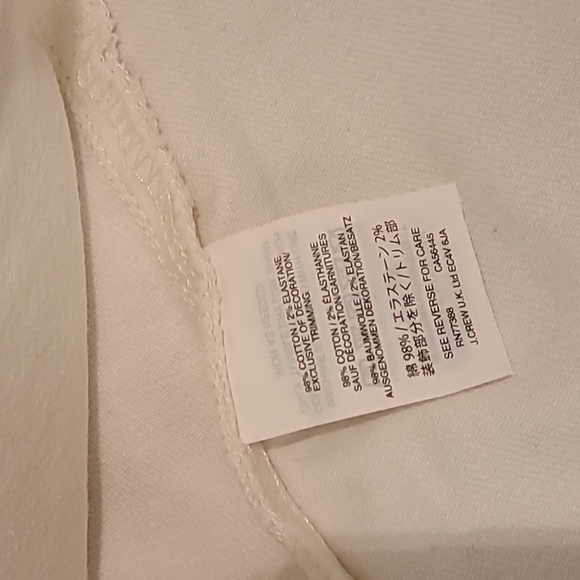 J.Crew - white jean mini skirt s.28 - Picture 6 of 6